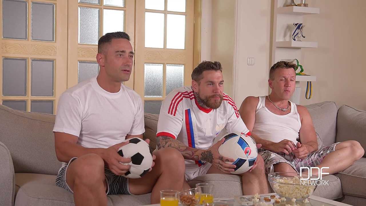 Soccer Sucker - UEFA 2016 vs. Double Penetration Loving Russian